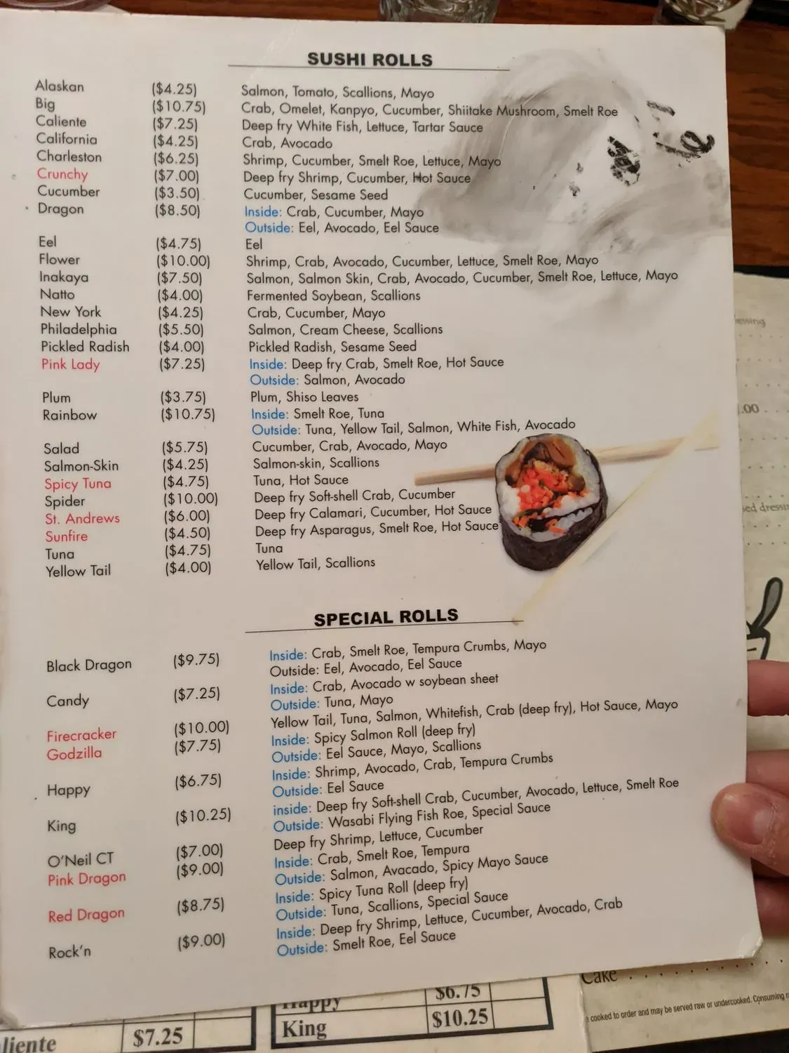 Menu 6