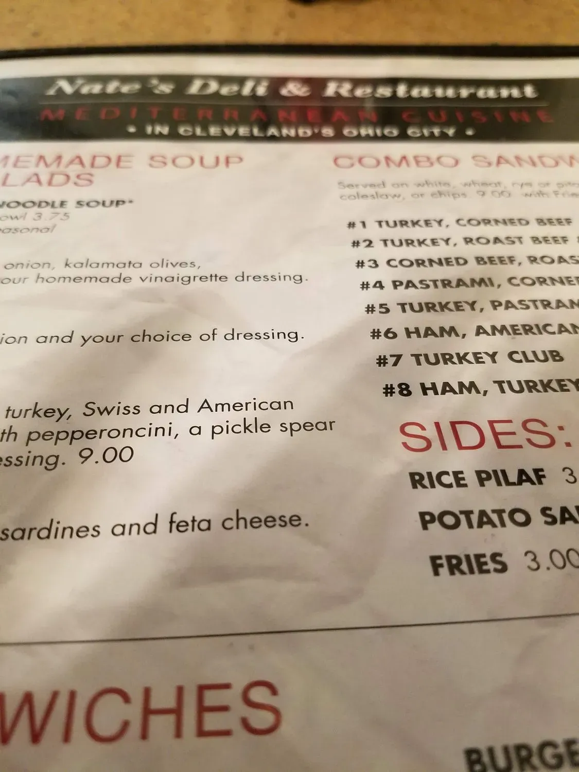 Menu 3