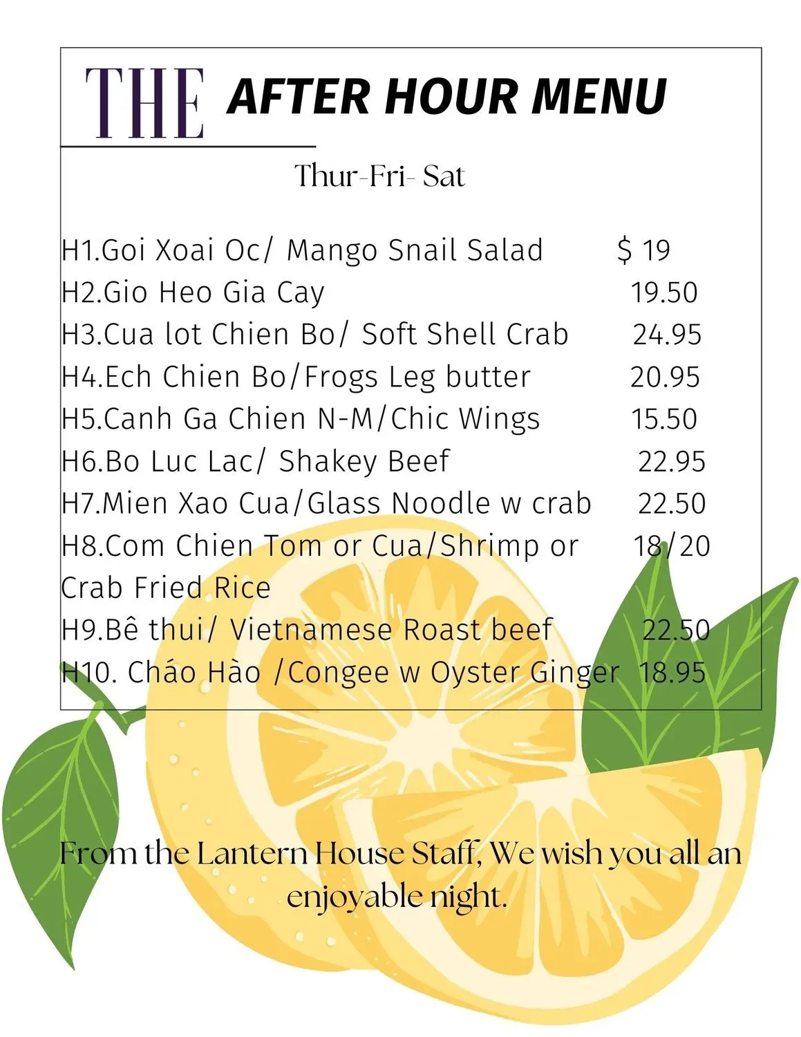 Menu 2