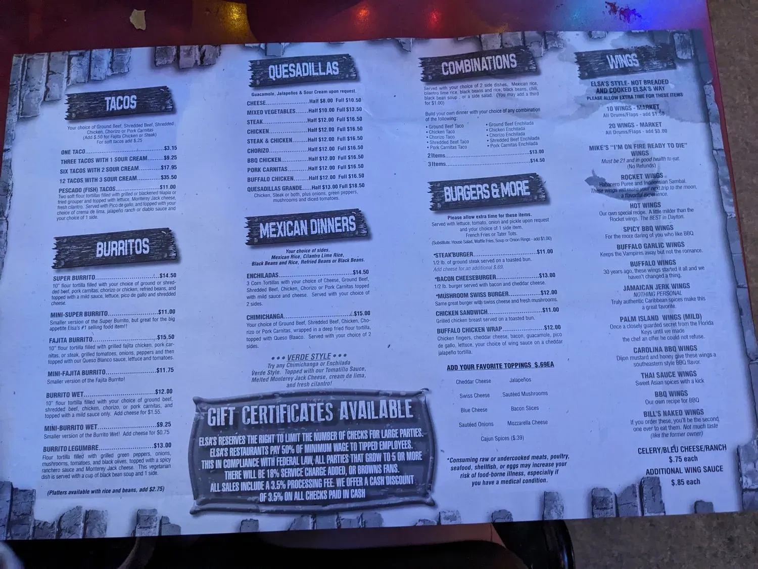 Menu 3