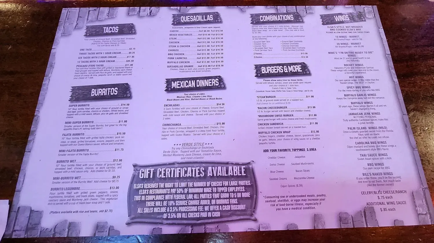 Menu 2