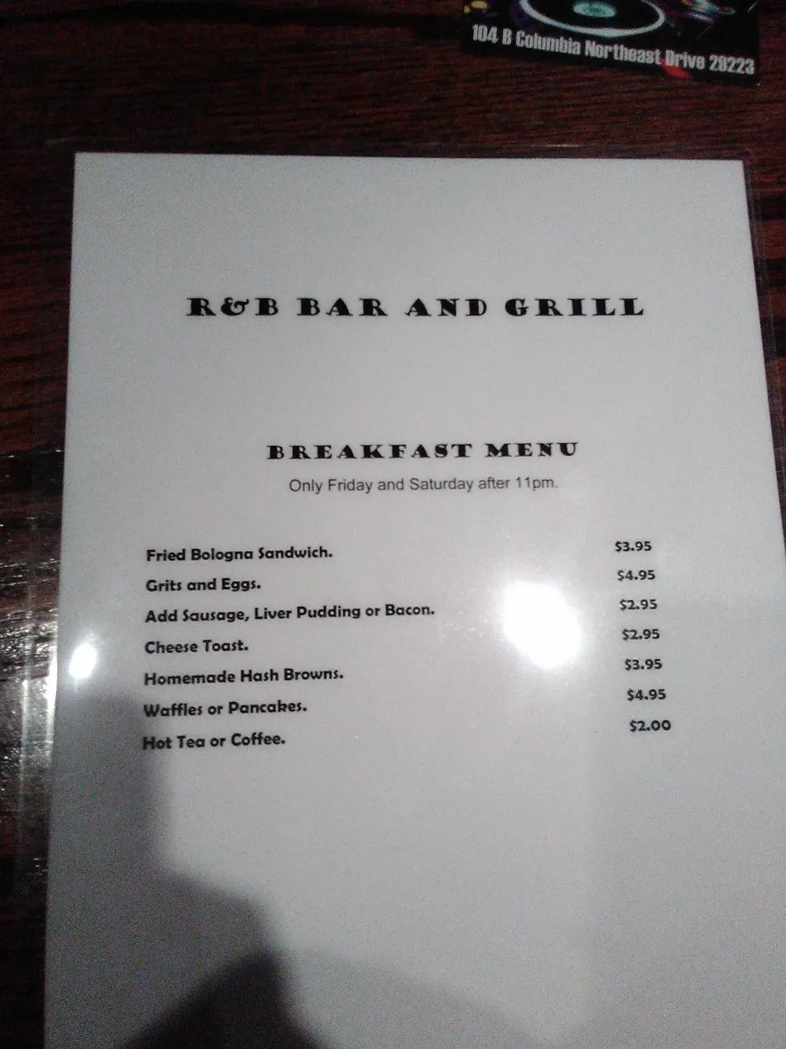 Menu 3