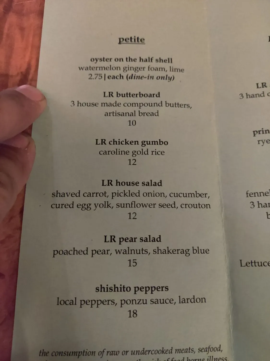 Menu 6