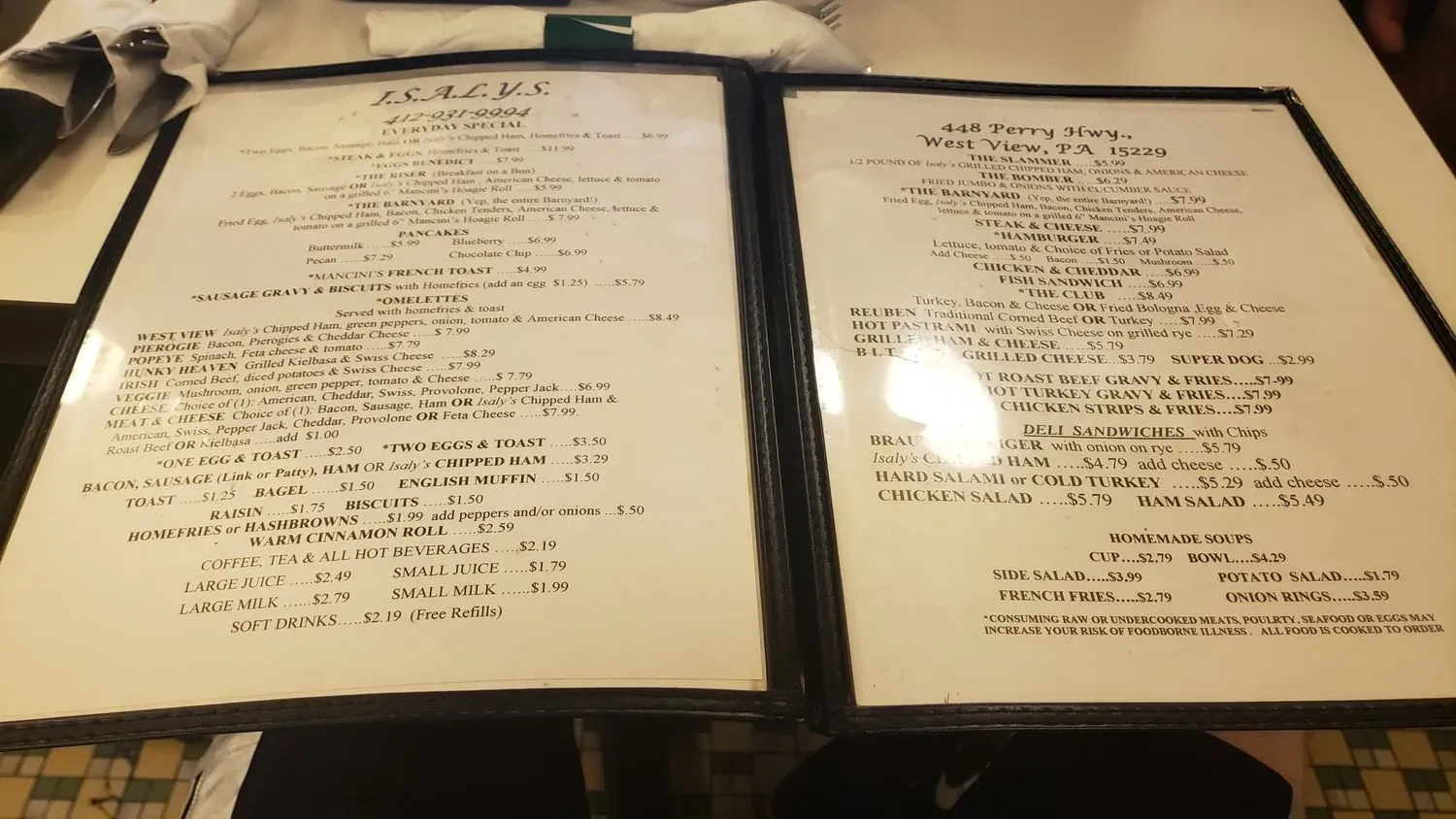 Menu 4