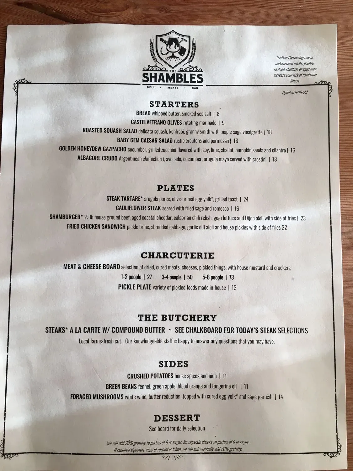 Menu 4