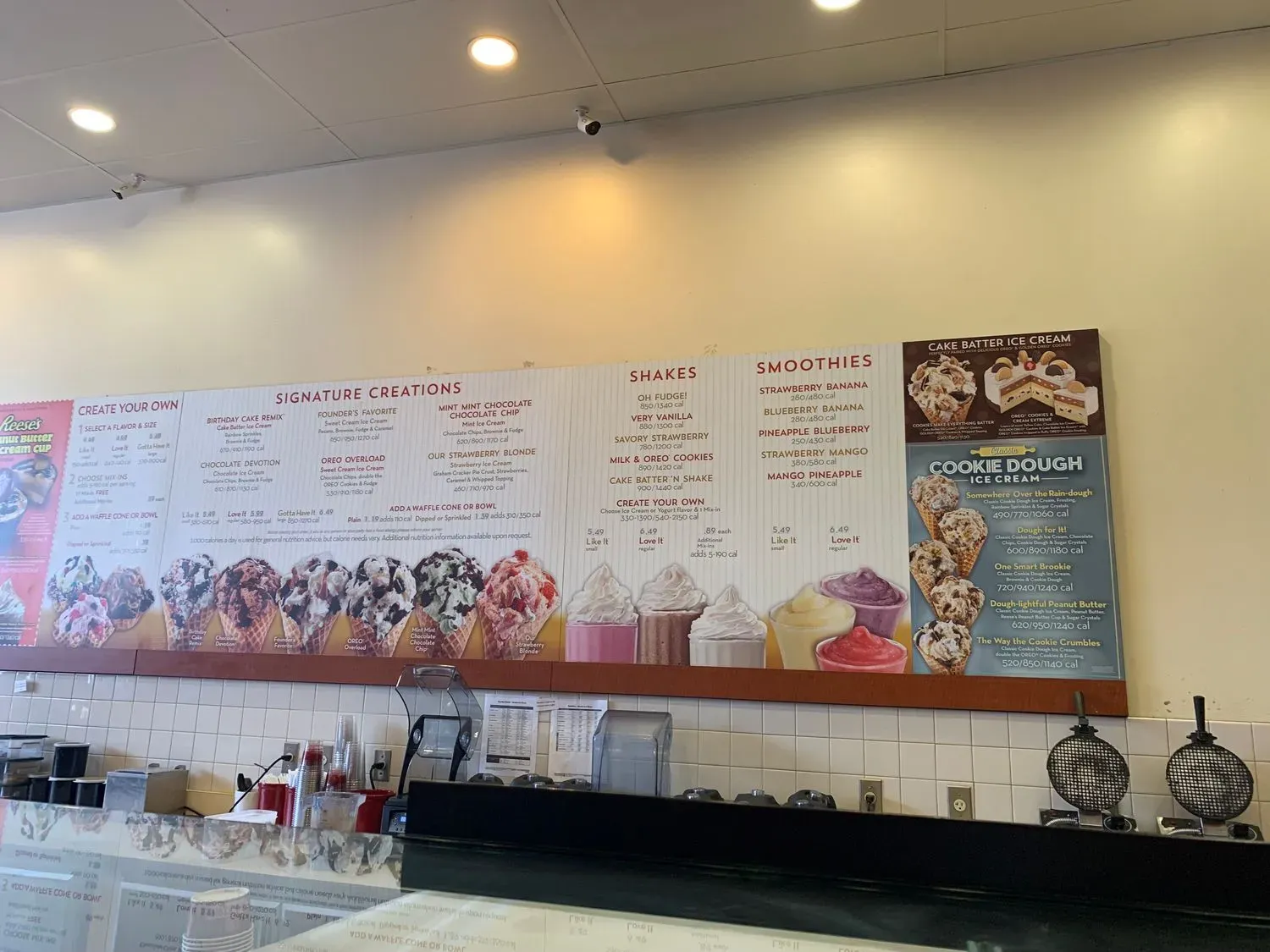 Cold Stone Creamery Menu - Updated October 2025