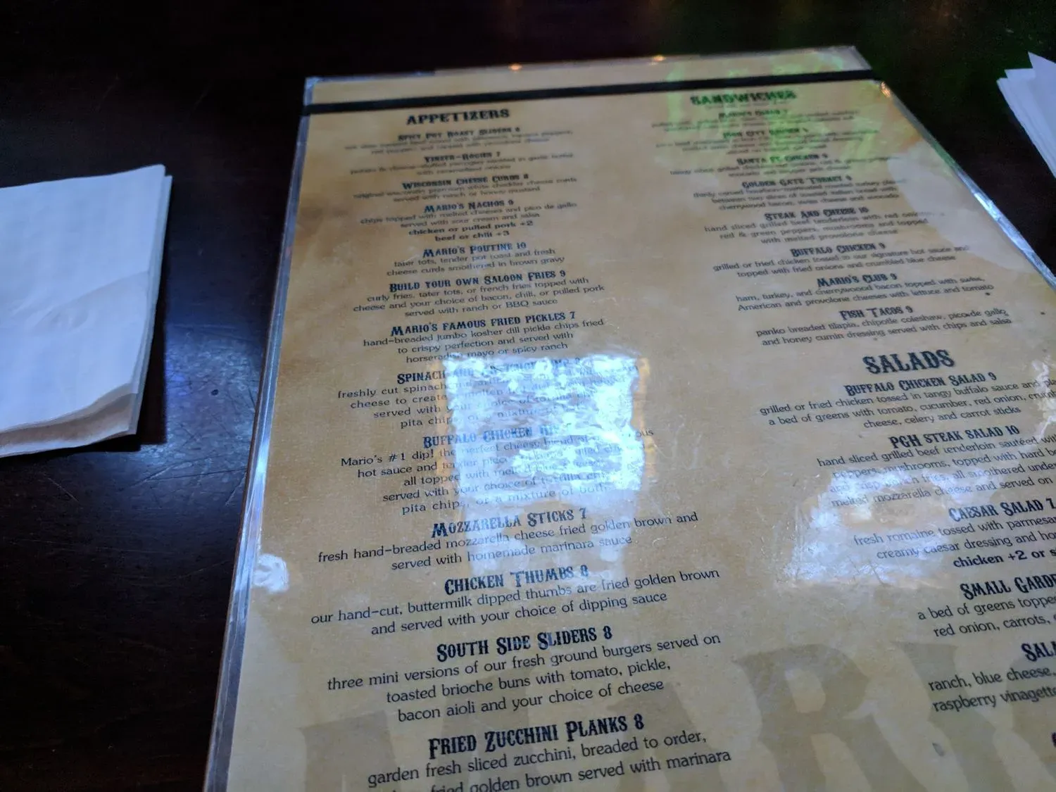 Menu 4