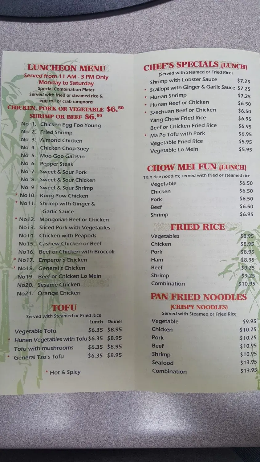 Menu 2