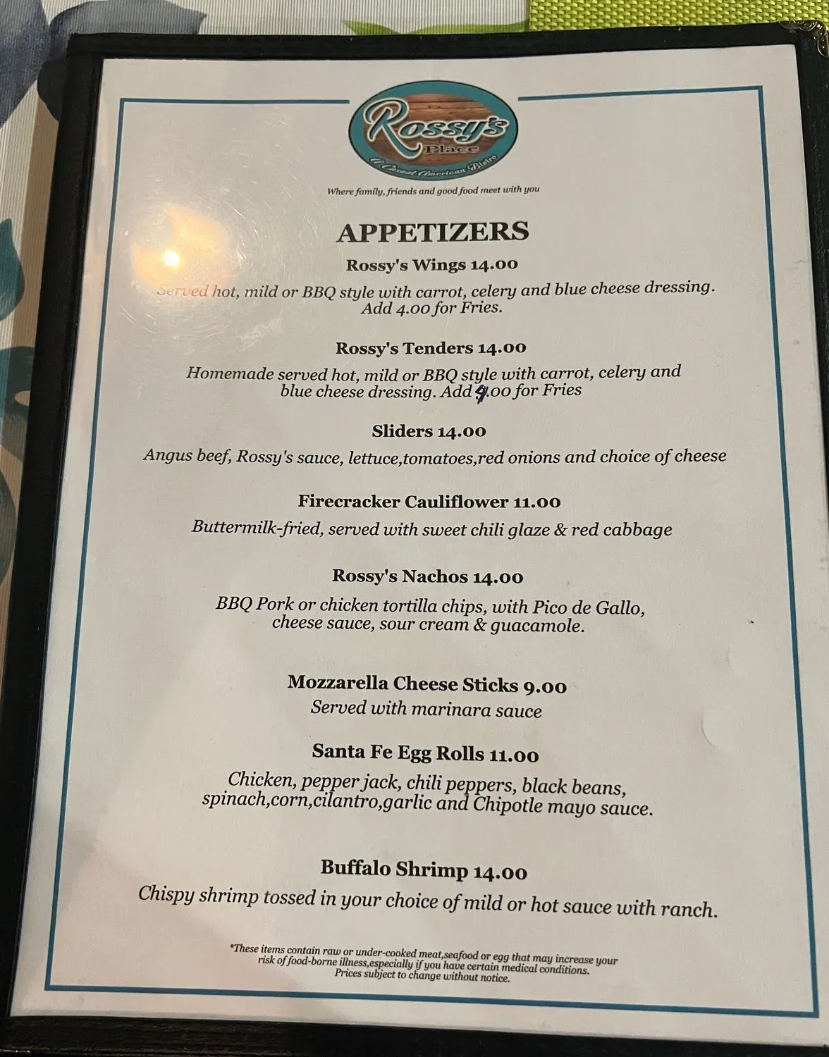 Menu 4