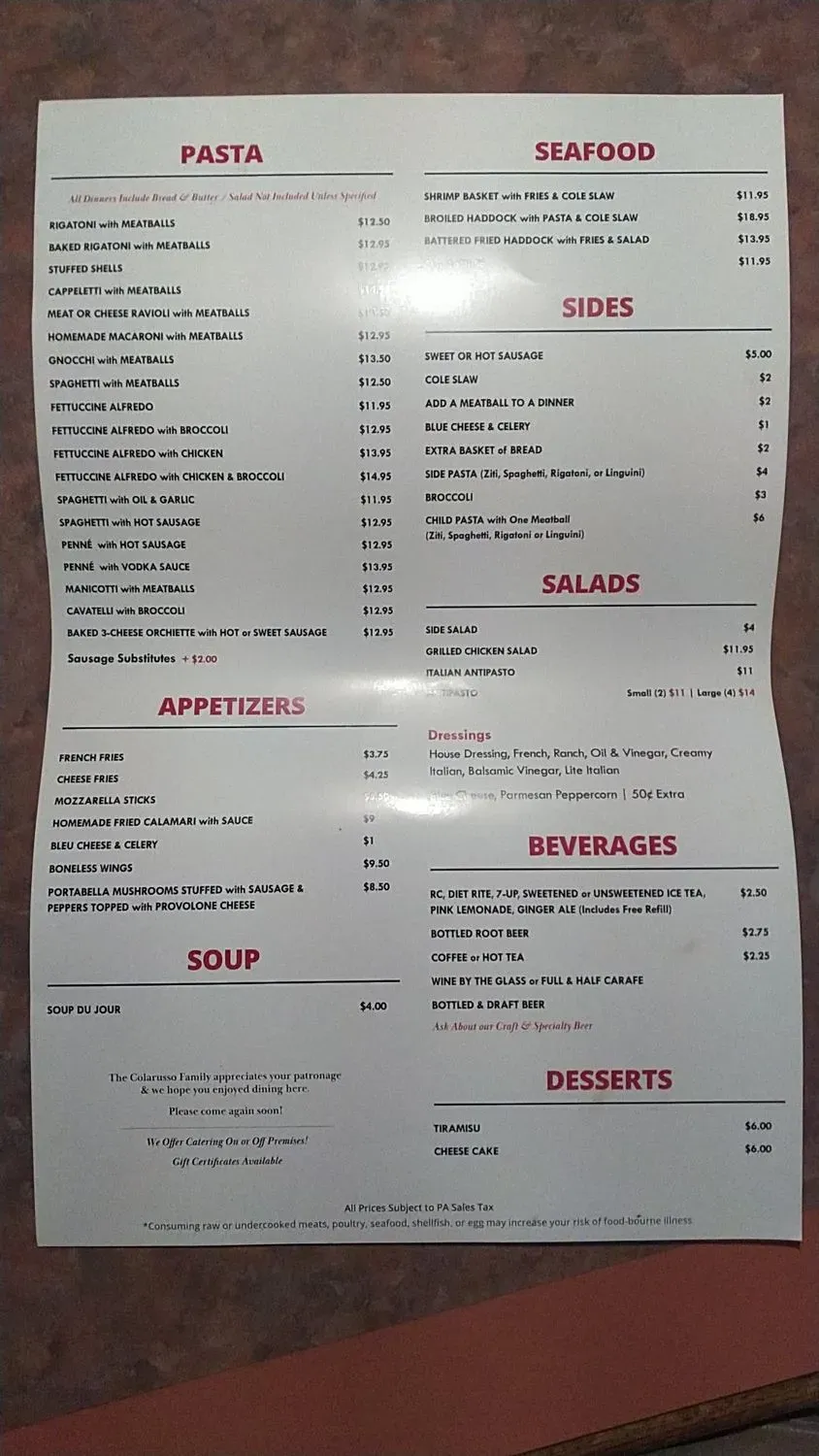 Menu 3