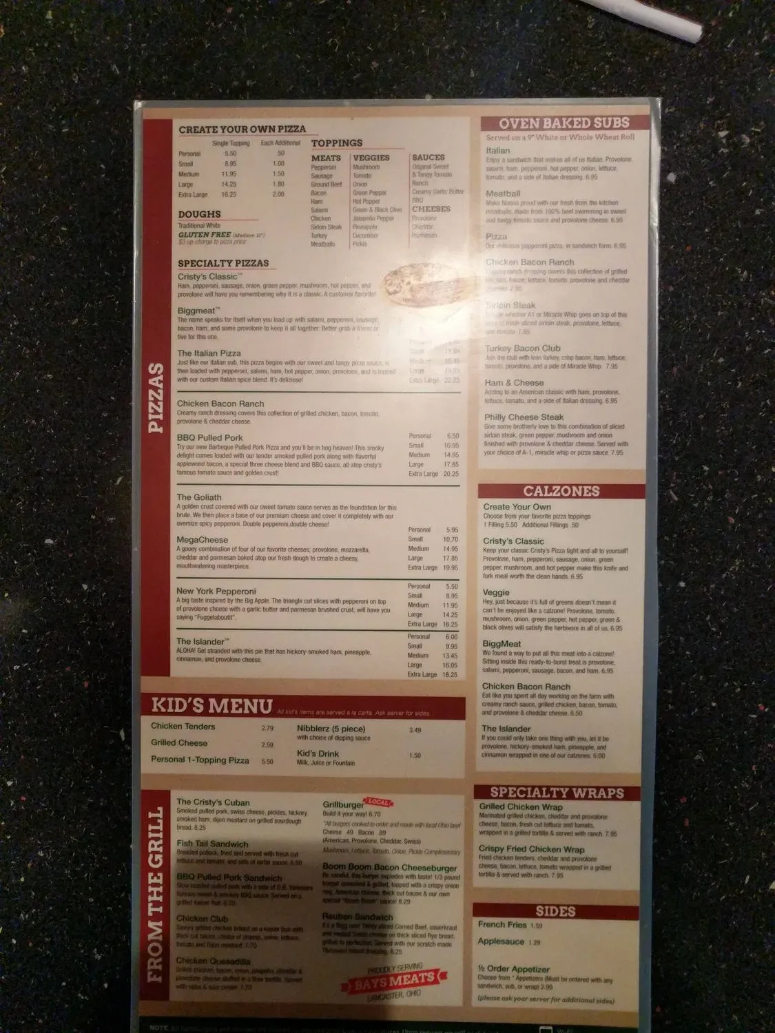 Menu 2