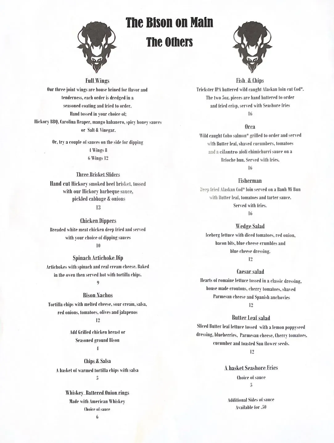 Menu 2