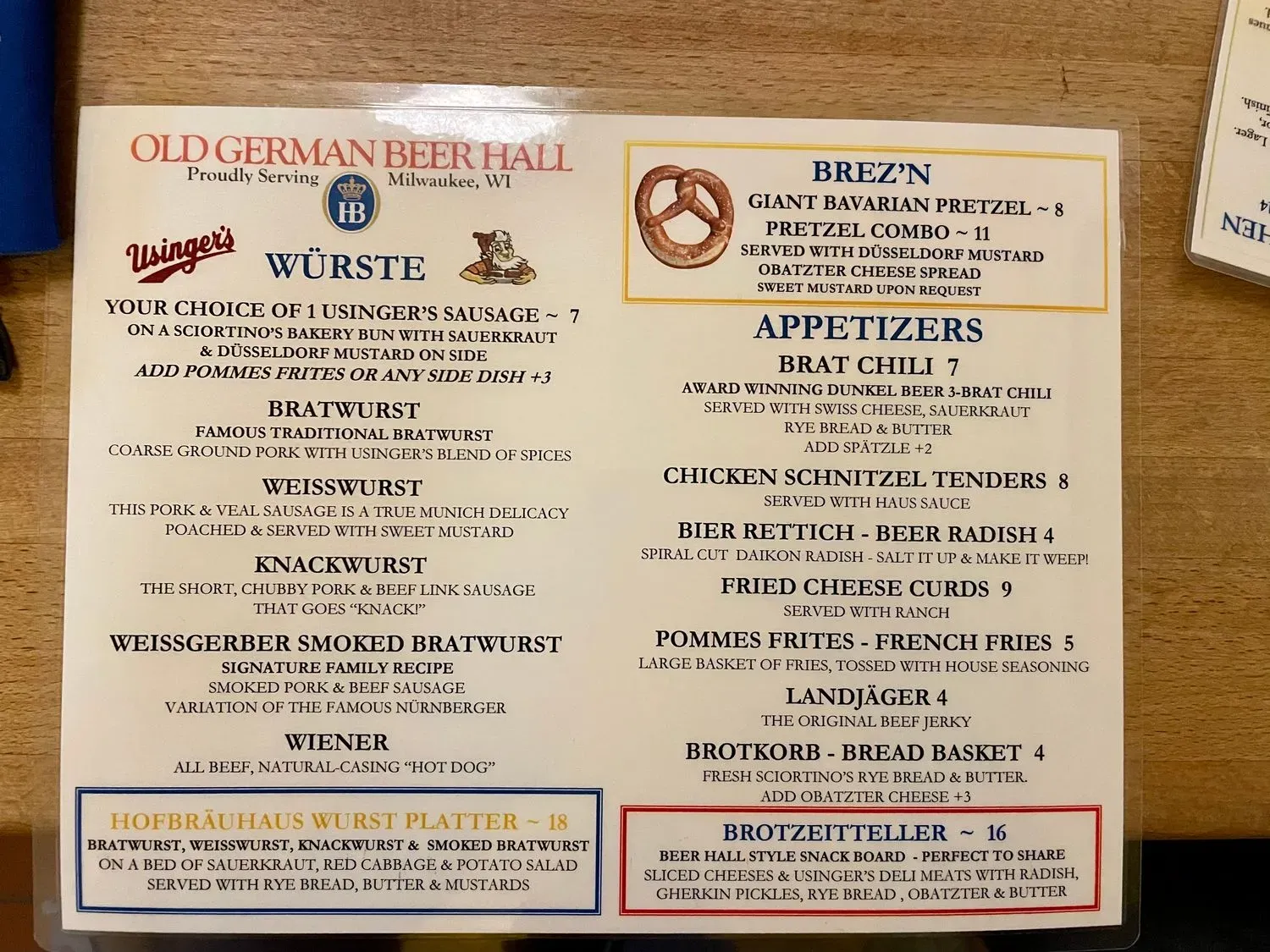 Menu 5