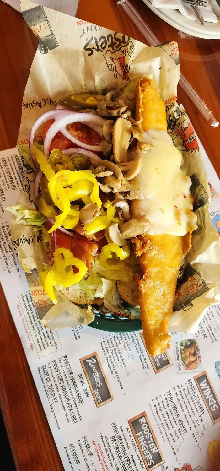 Roosters Menu - Updated October 2025