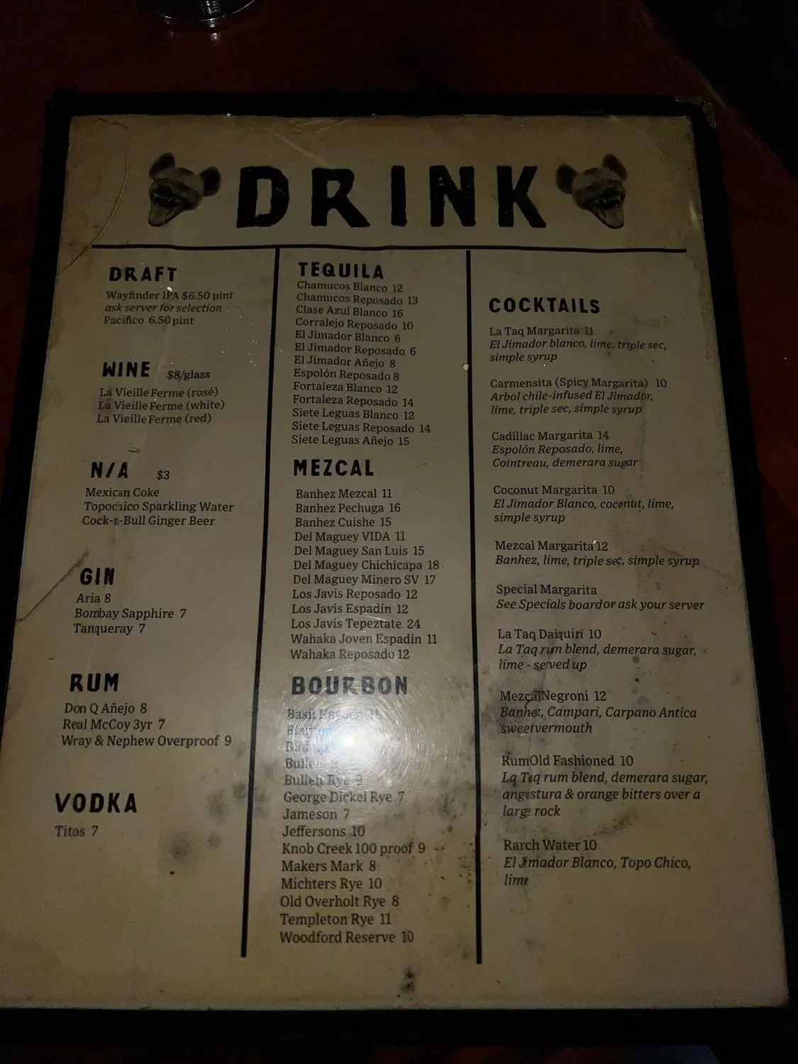 Menu 2