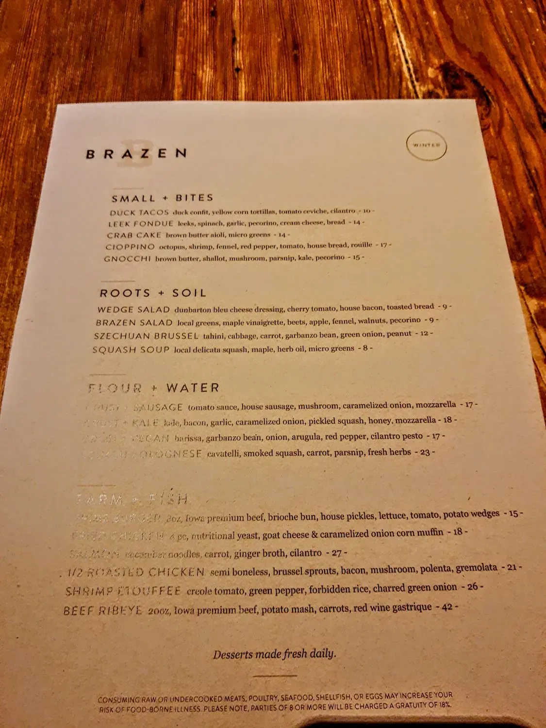 Menu 2