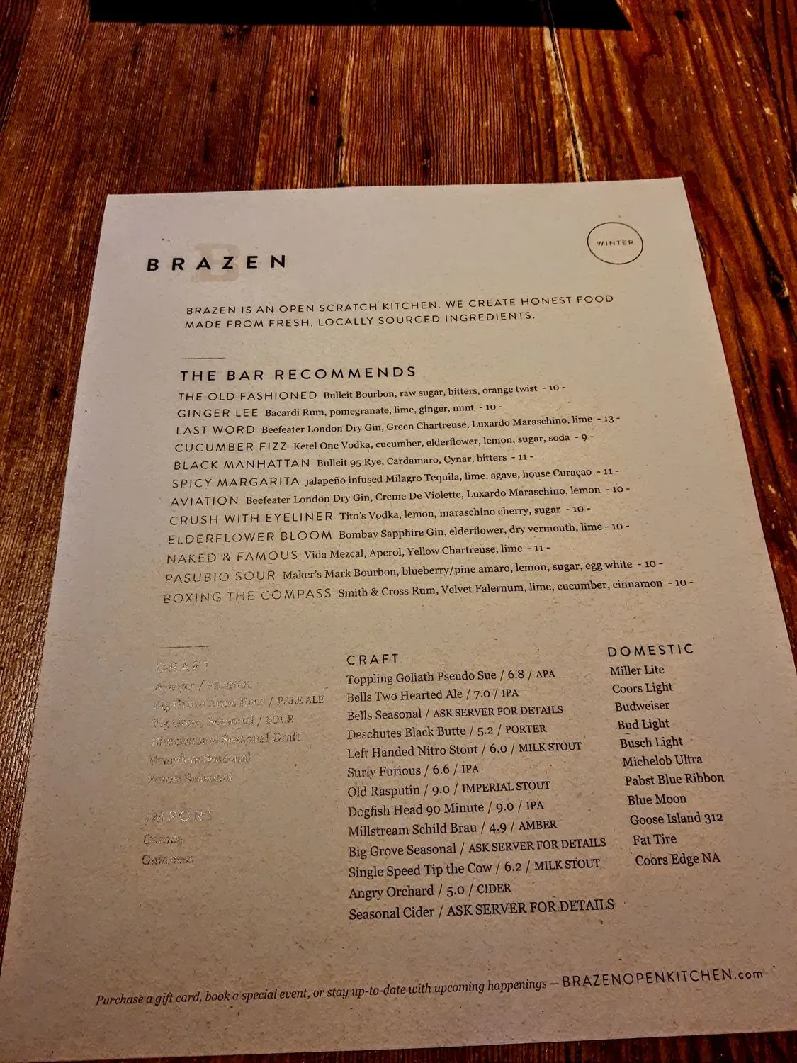 Menu 4