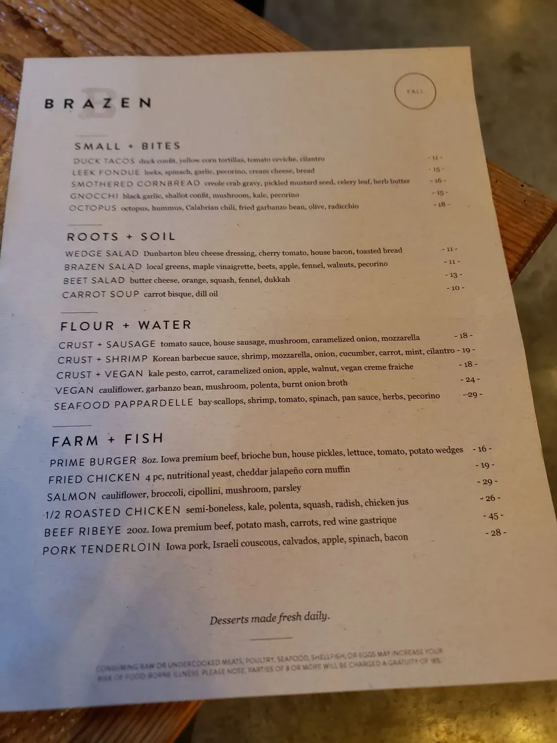 Menu 3