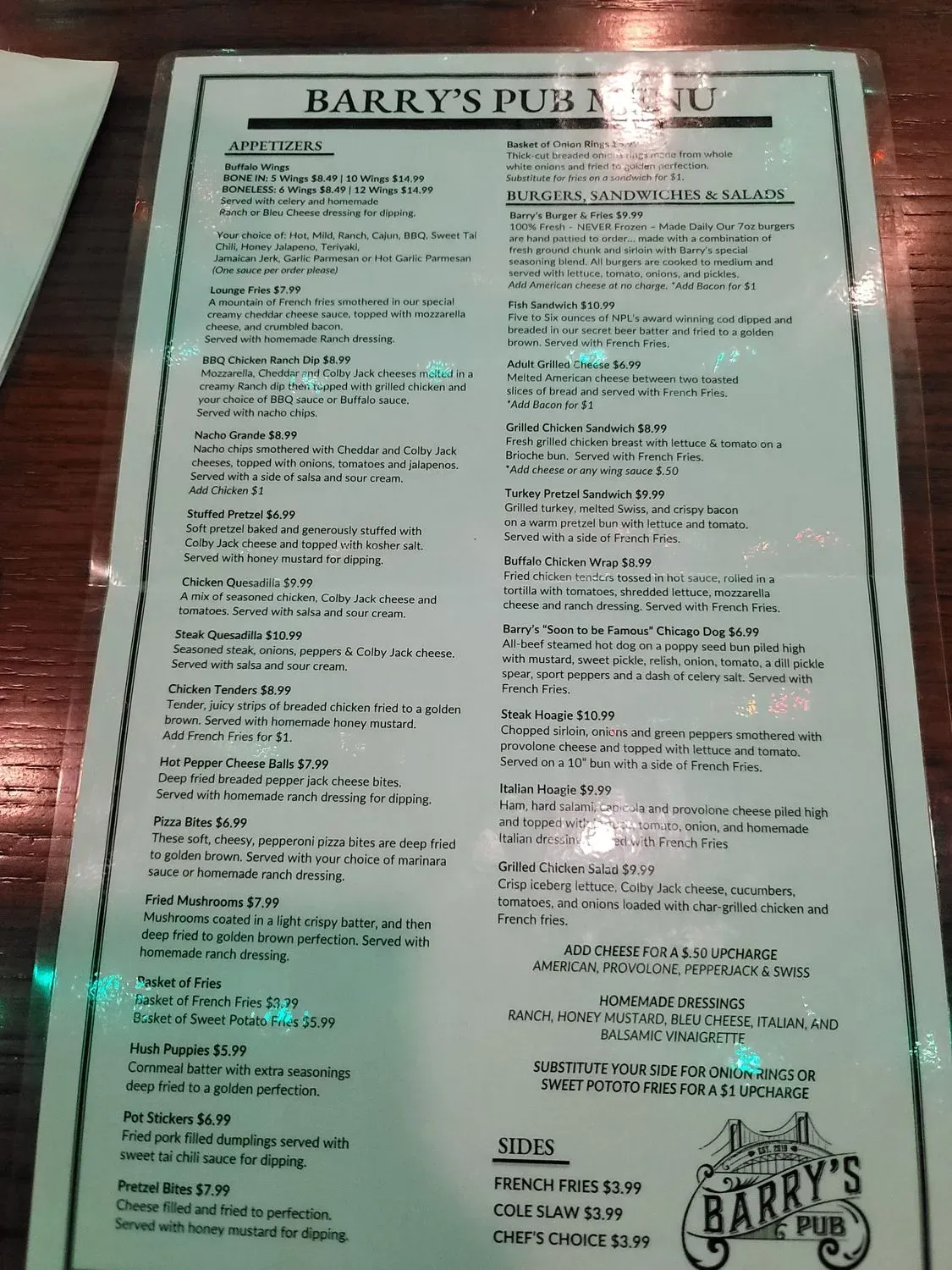 Menu 3