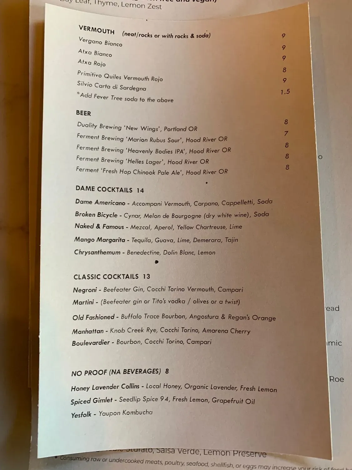 Menu 6