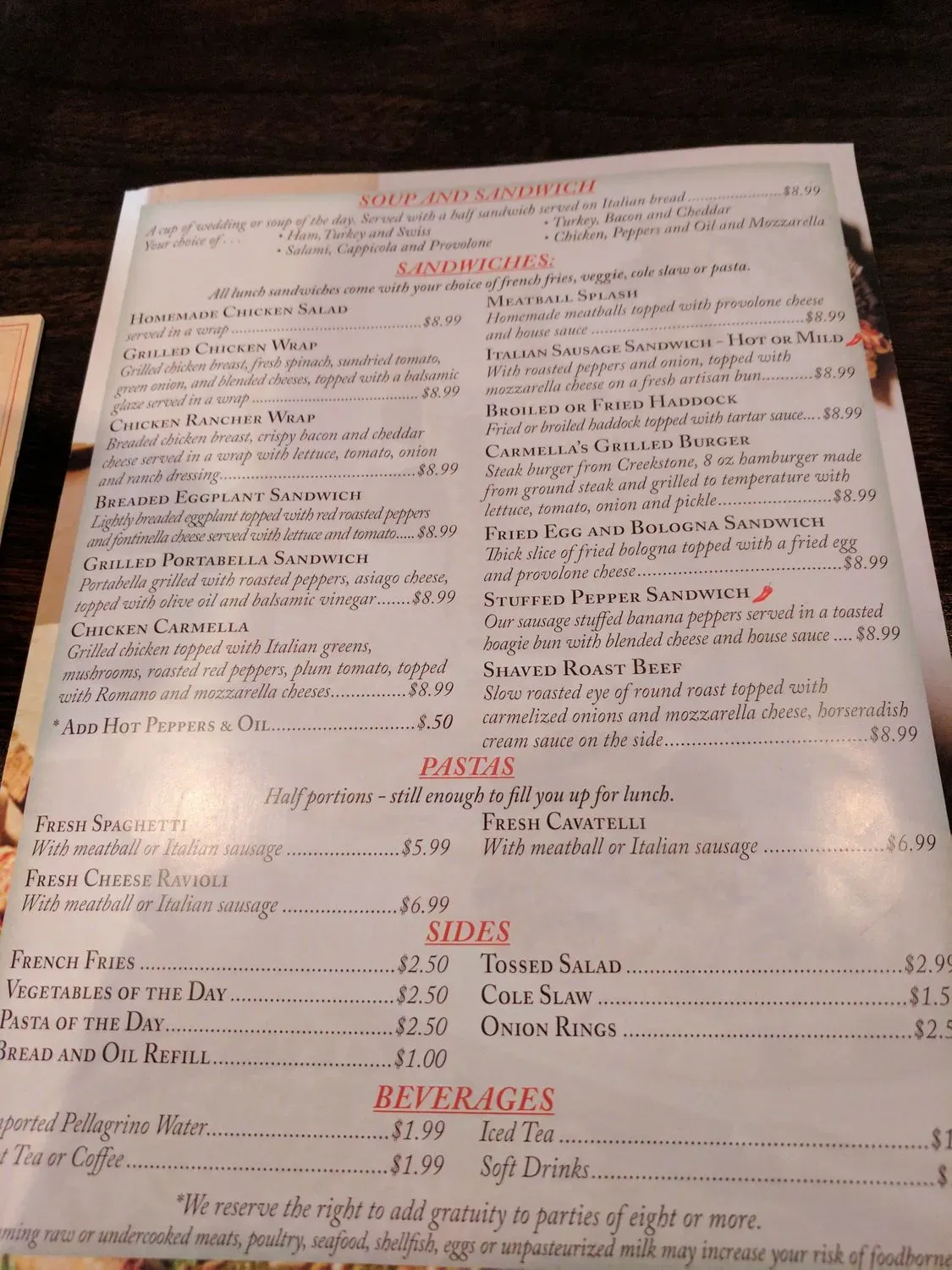 Menu 3