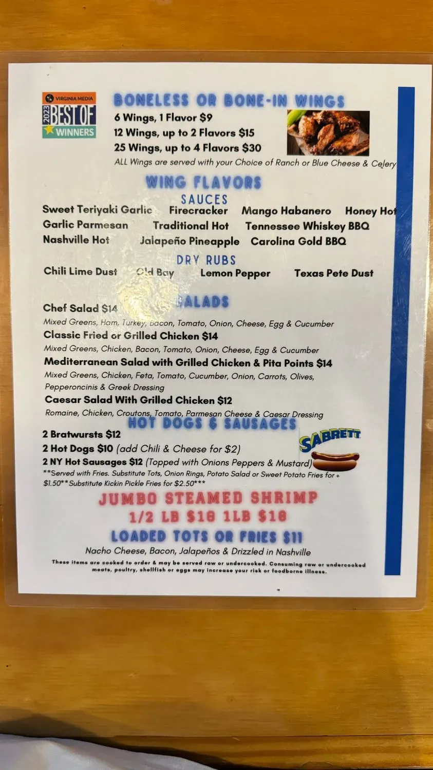 Menu 3