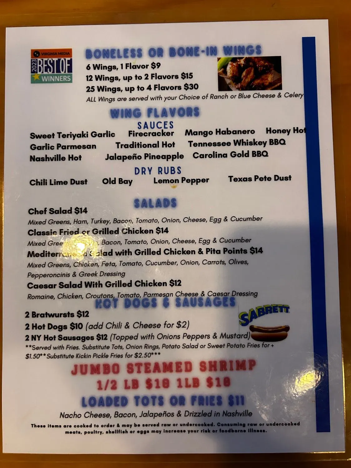 Menu 4