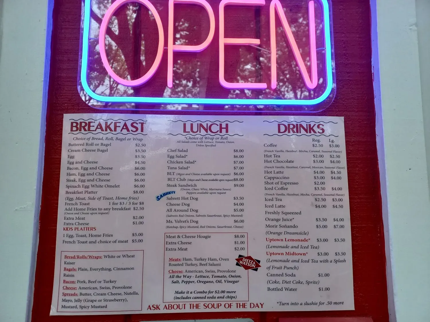 Menu 2