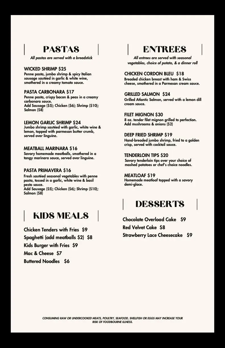 Menu 4