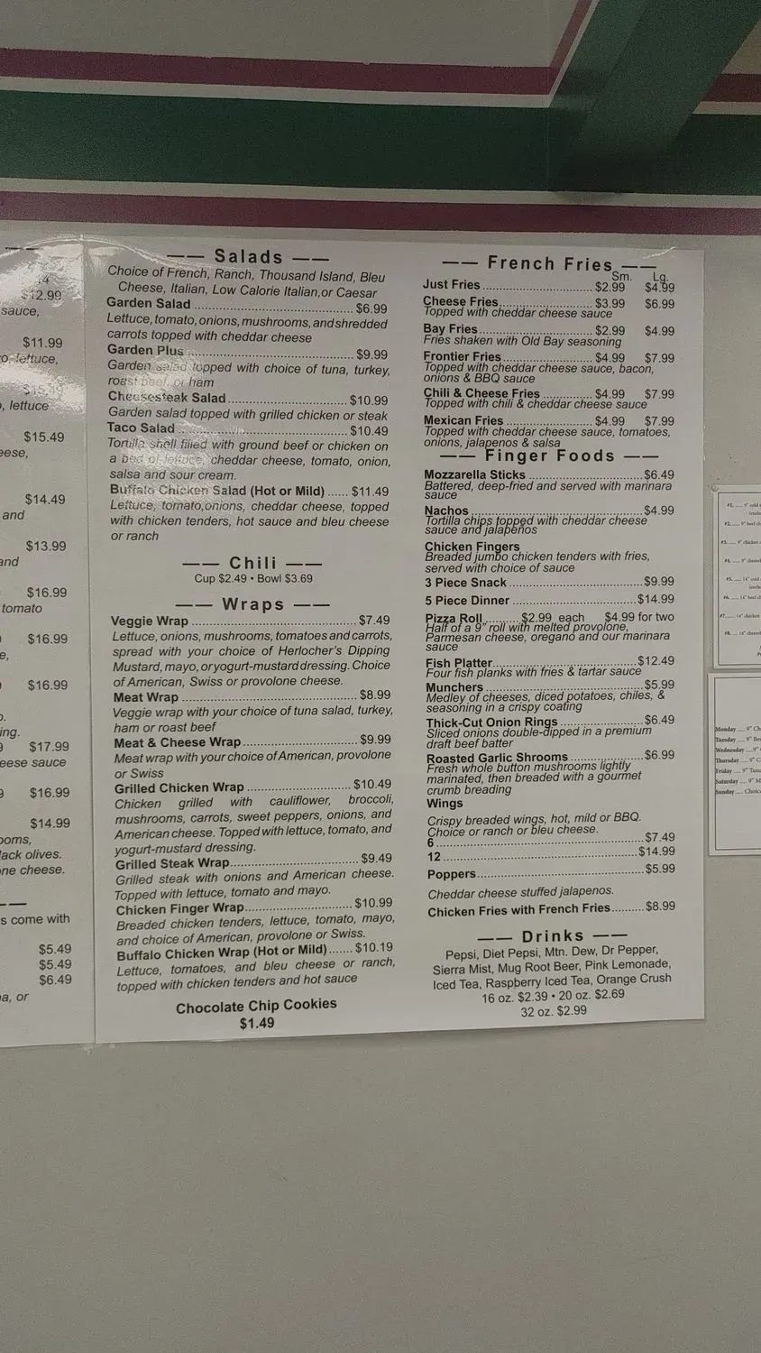 Menu 3