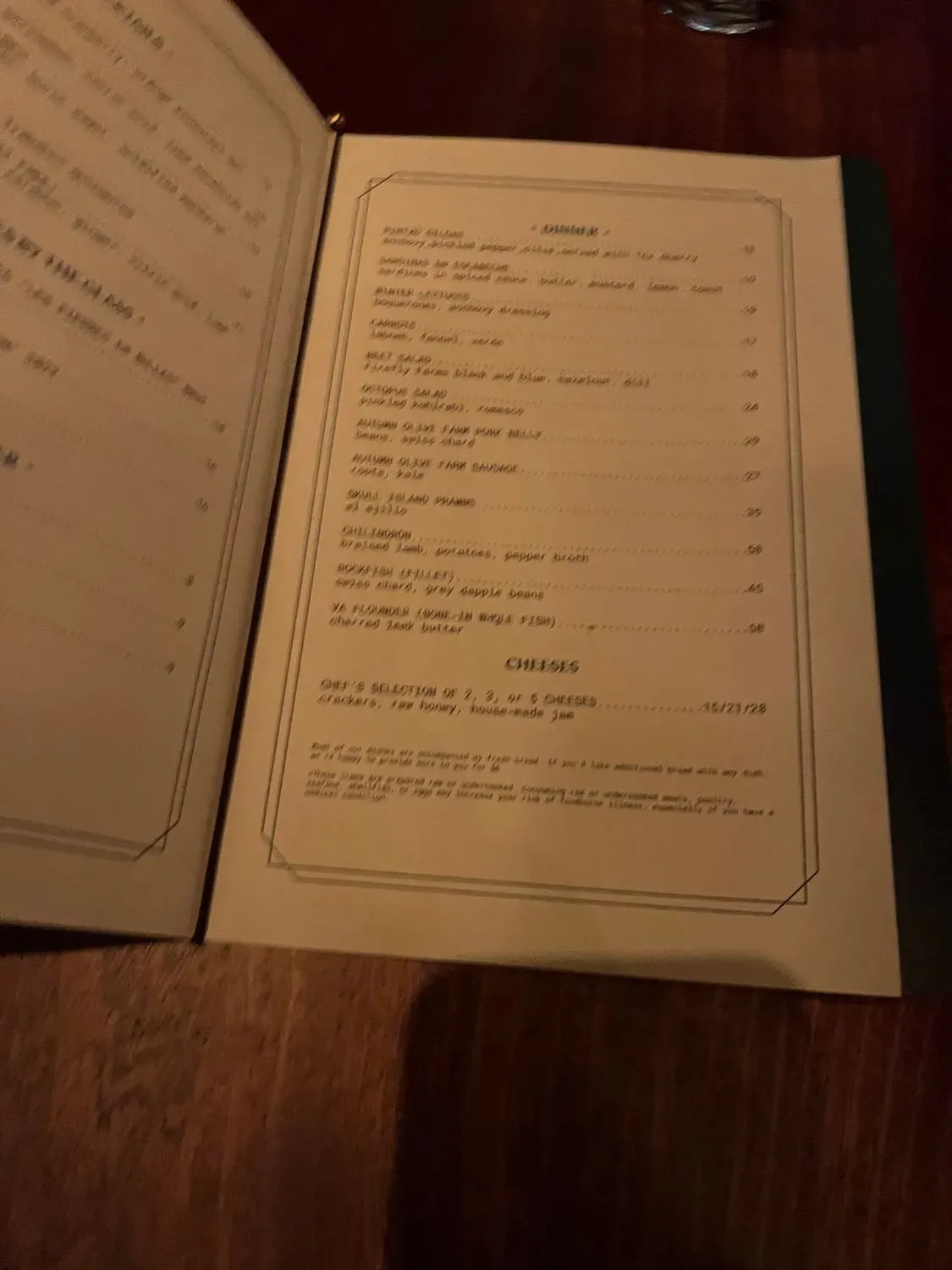 Menu 3