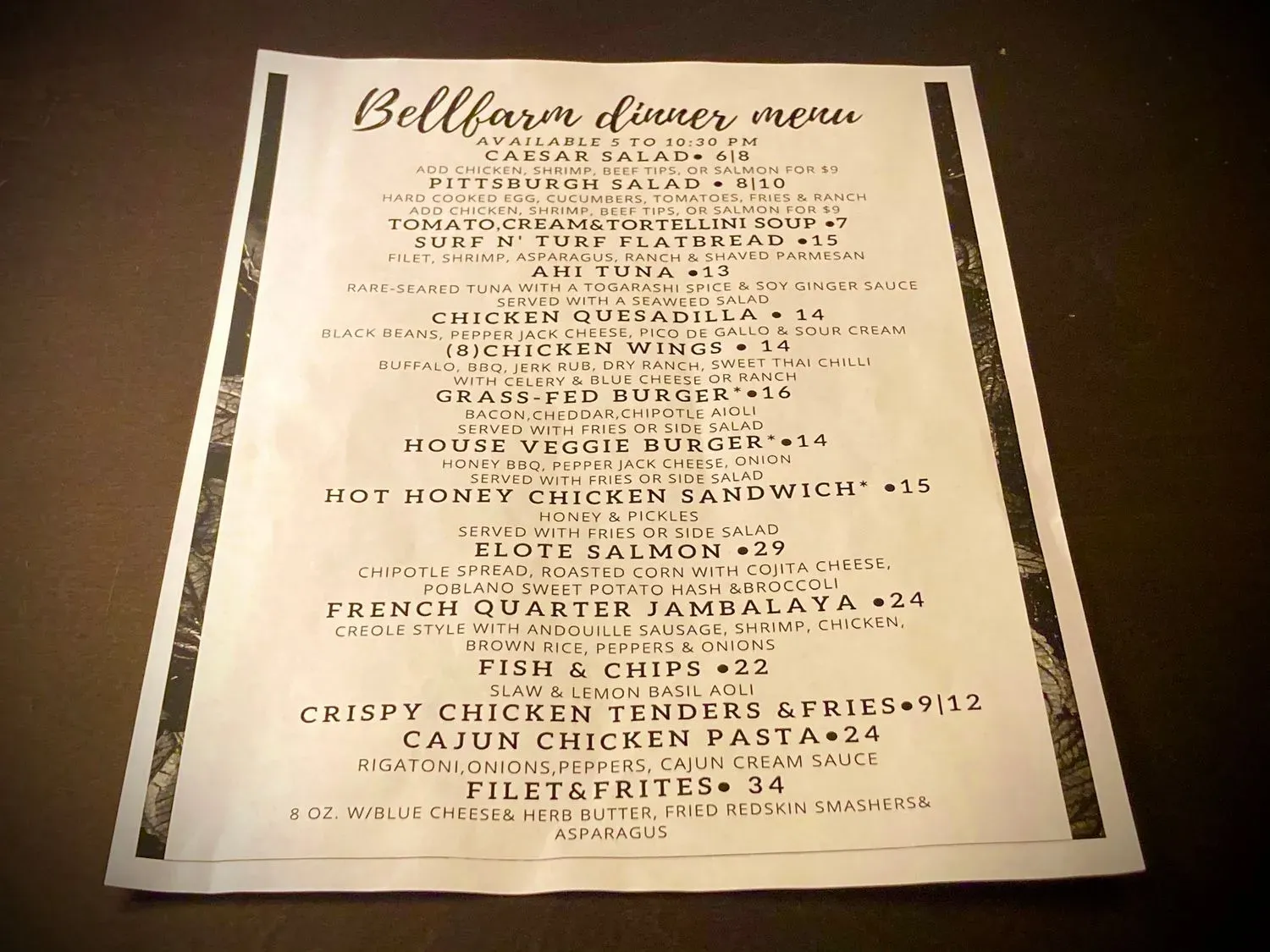 Menu 4