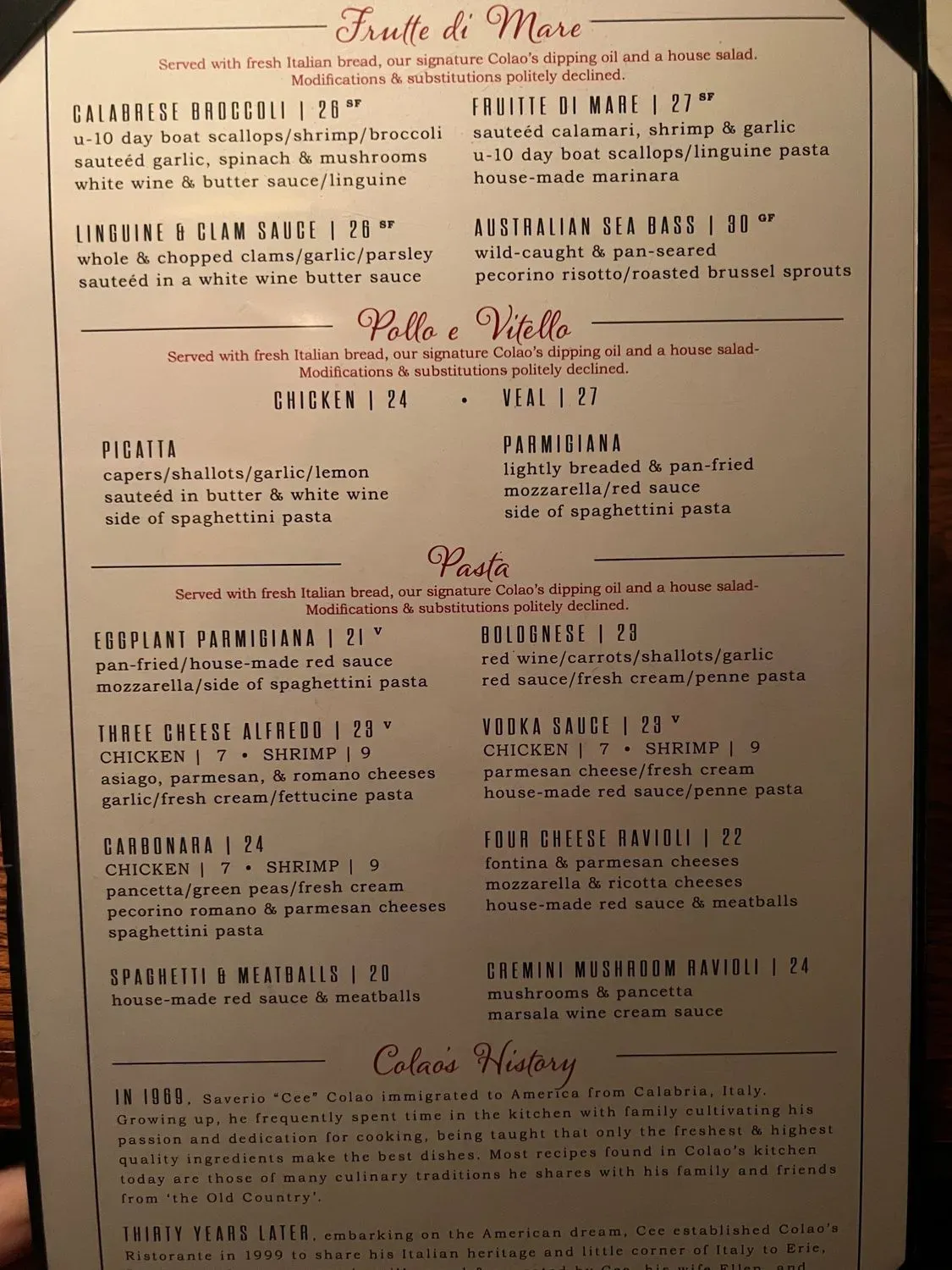 Menu 4