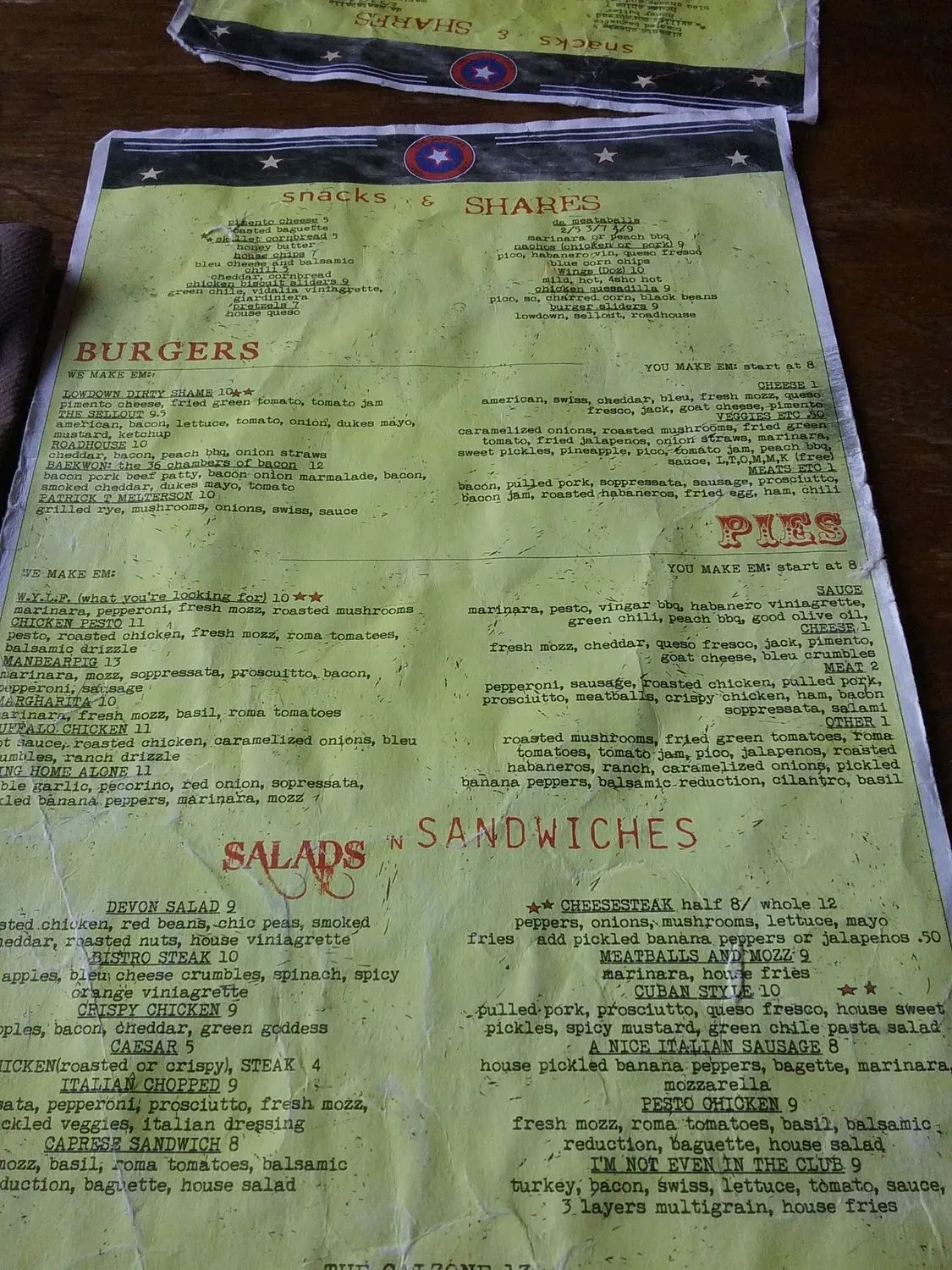 Menu 2