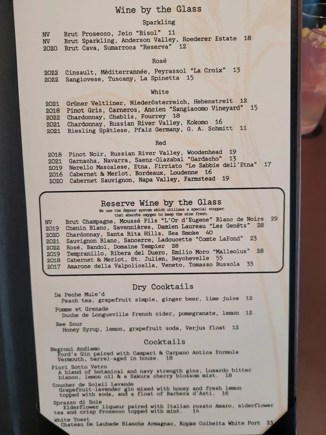 Menu 6