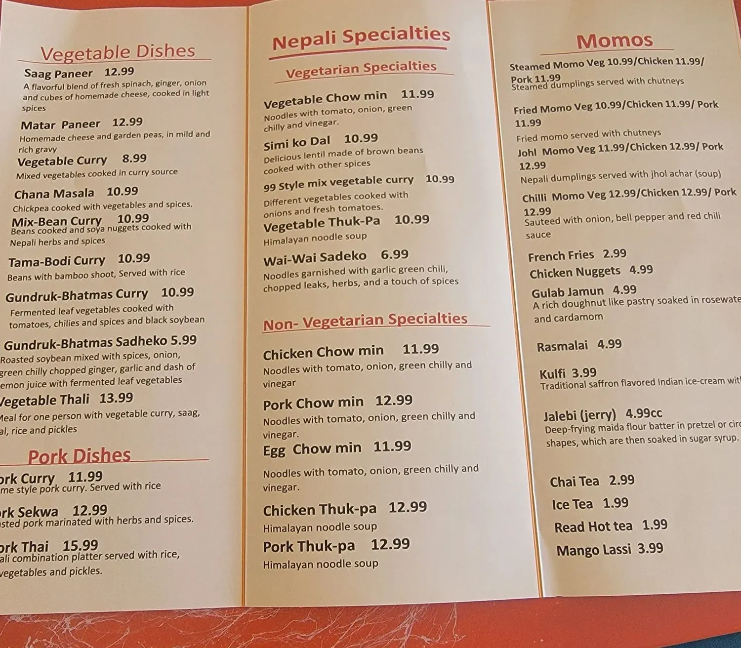 Menu 3