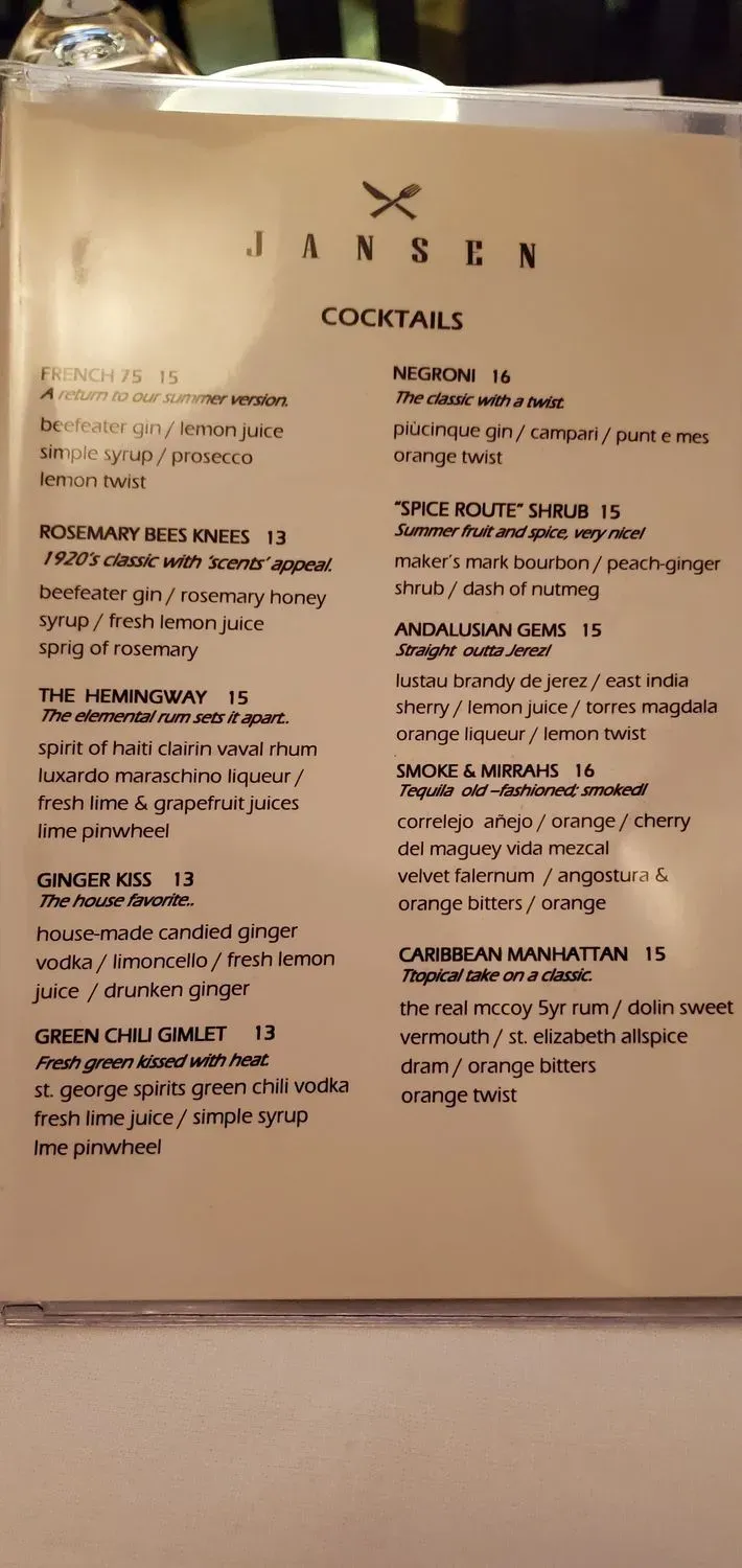 Menu 6