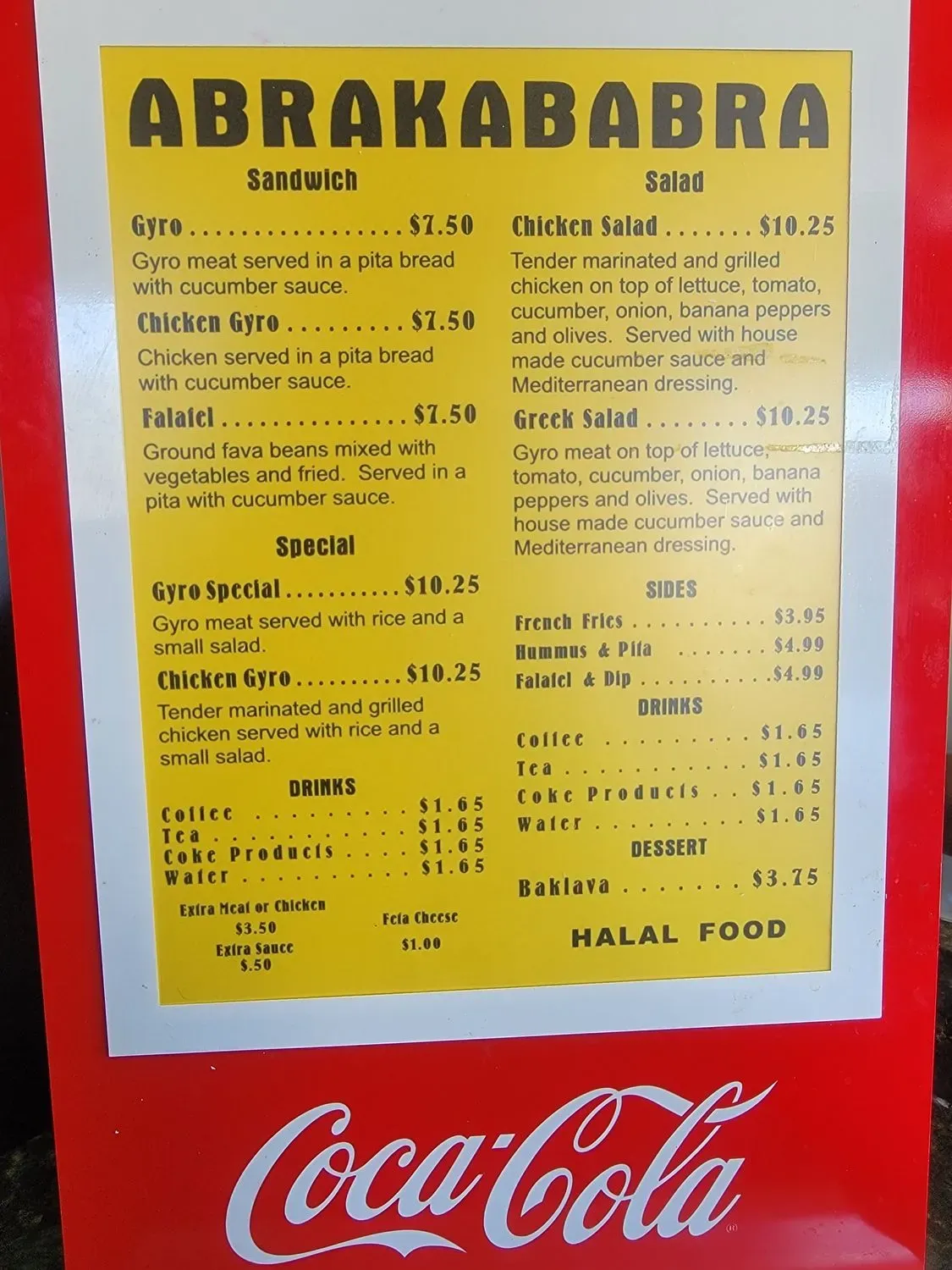 Menu 3