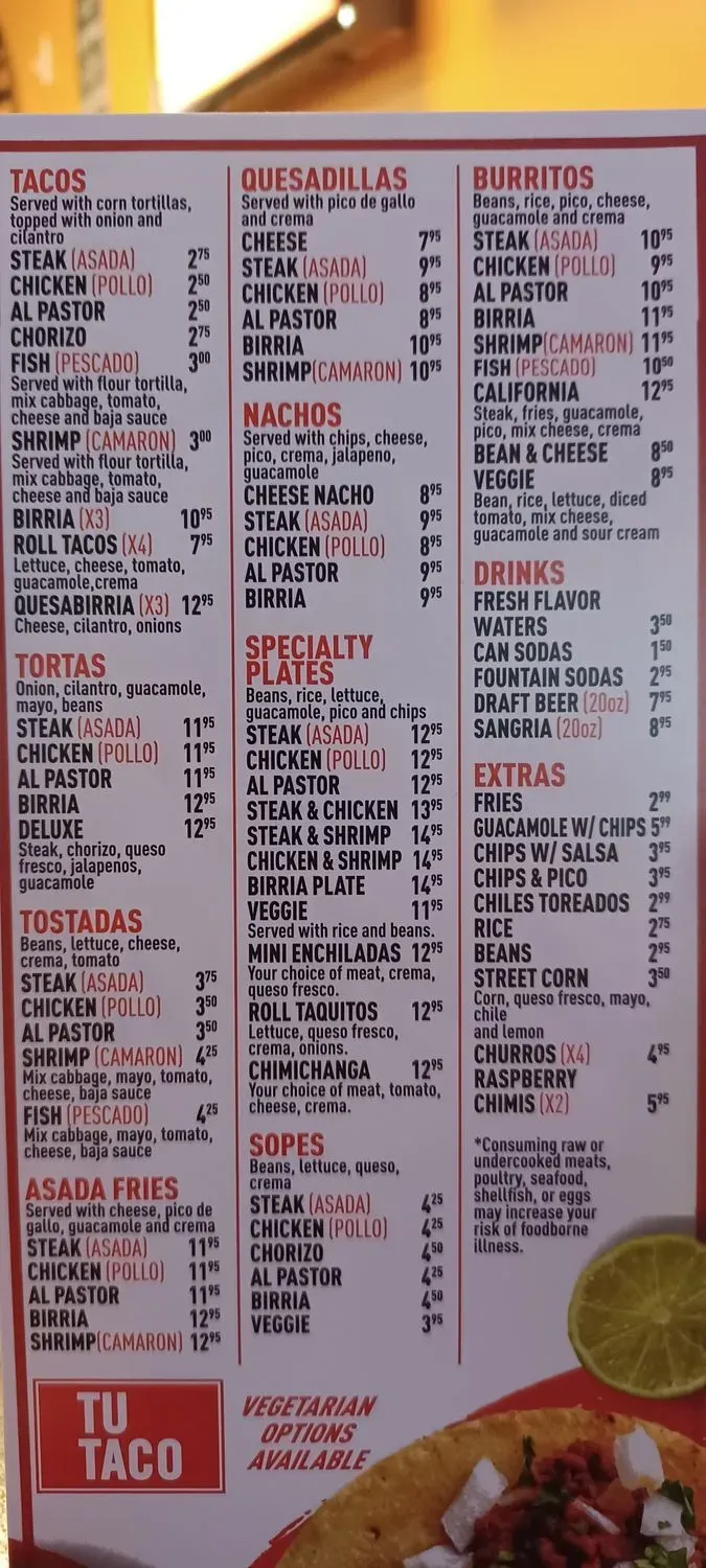 Menu 5