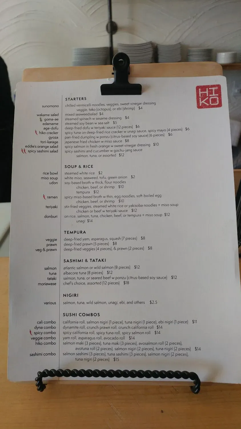 Menu 4