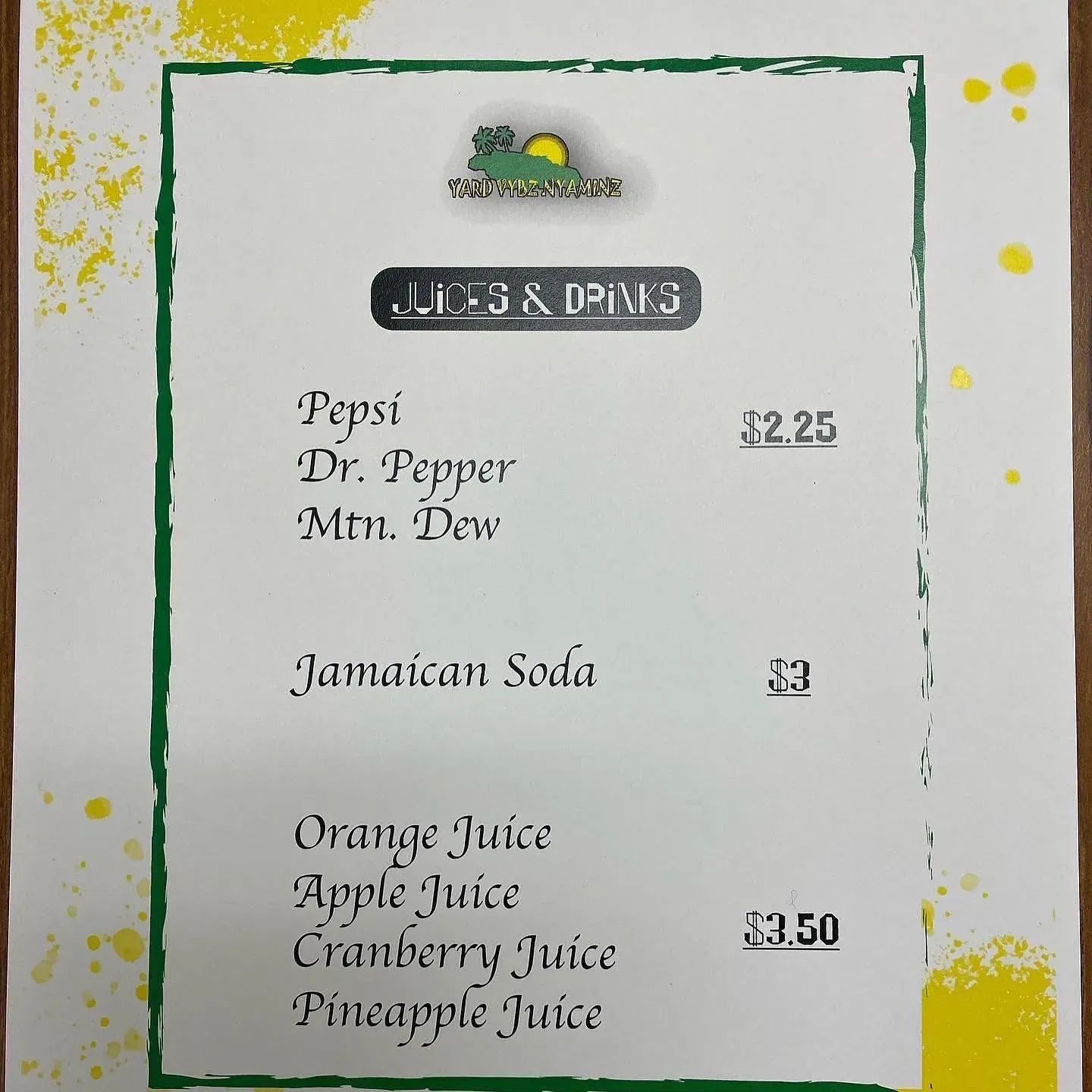 Menu 3