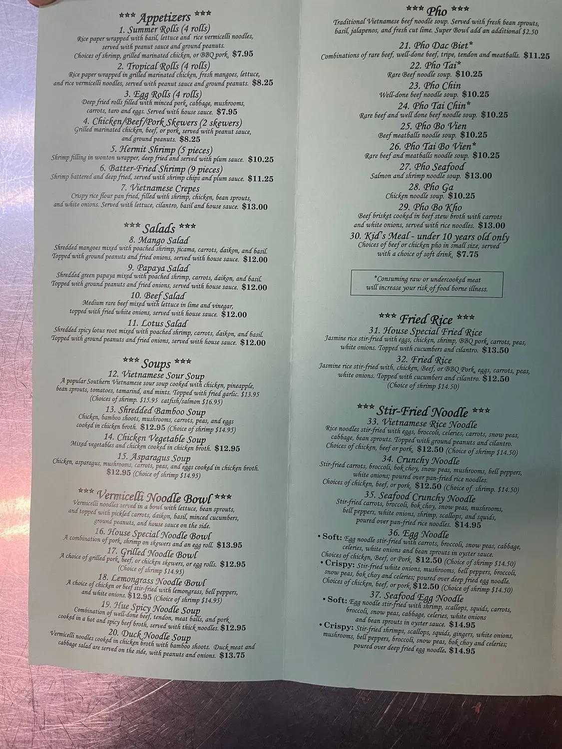 Menu 2