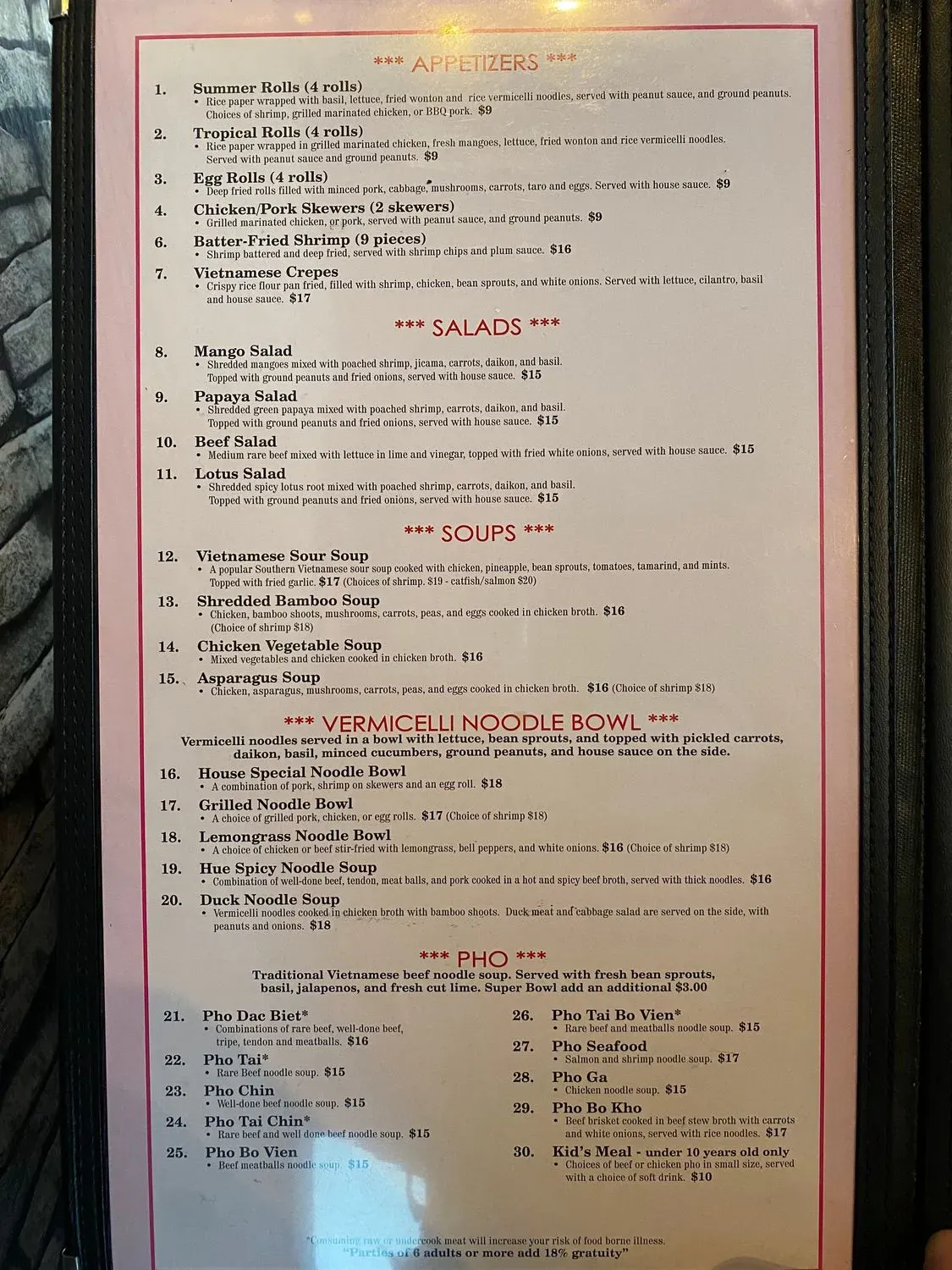 Menu 4