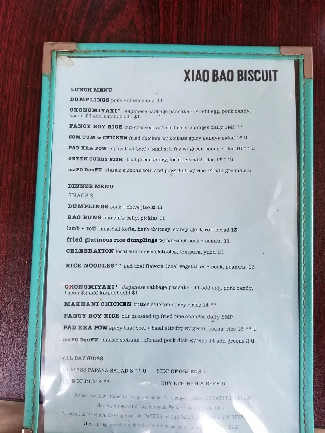 Menu 2