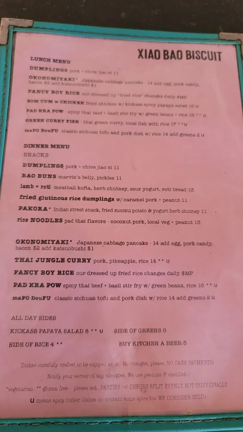 Menu 4