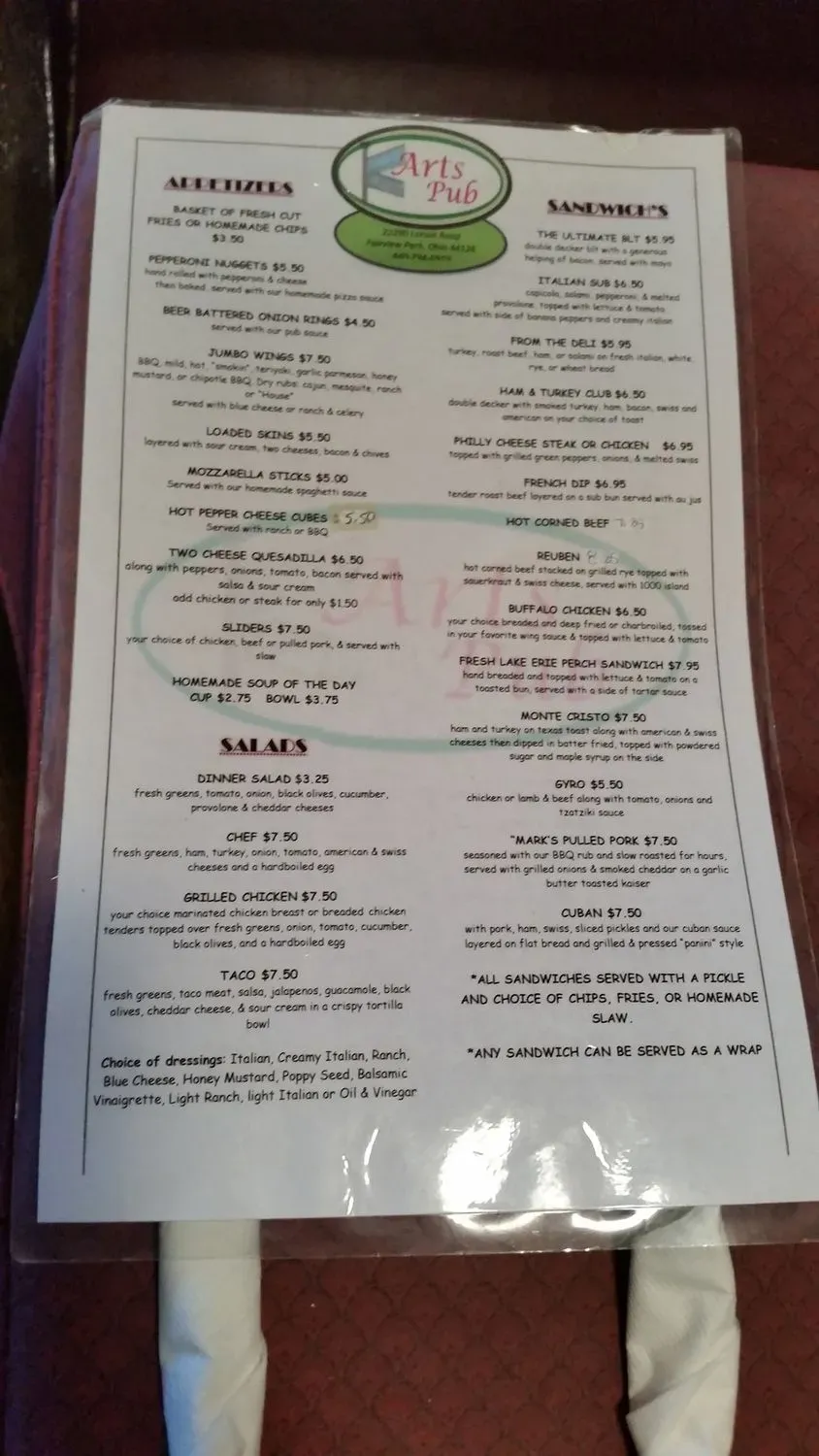 Menu 3