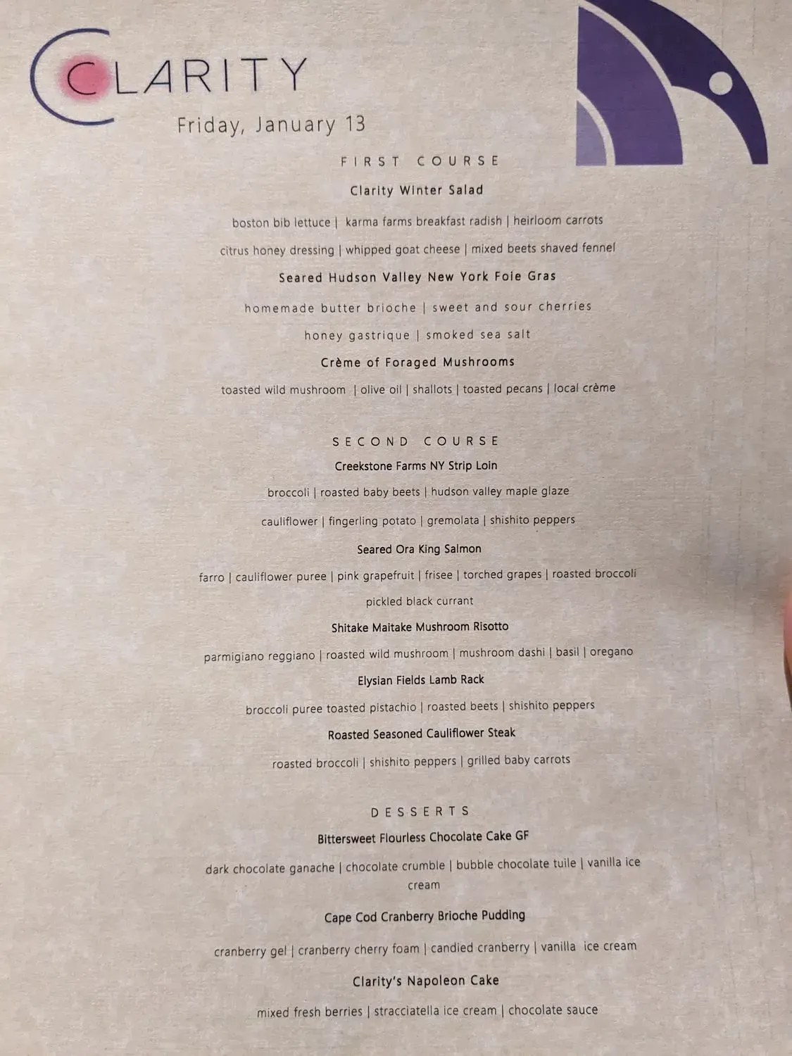 Menu 4