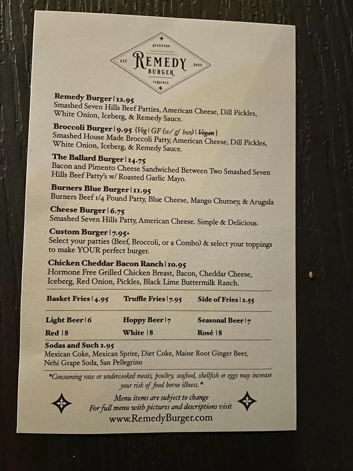 Menu 2