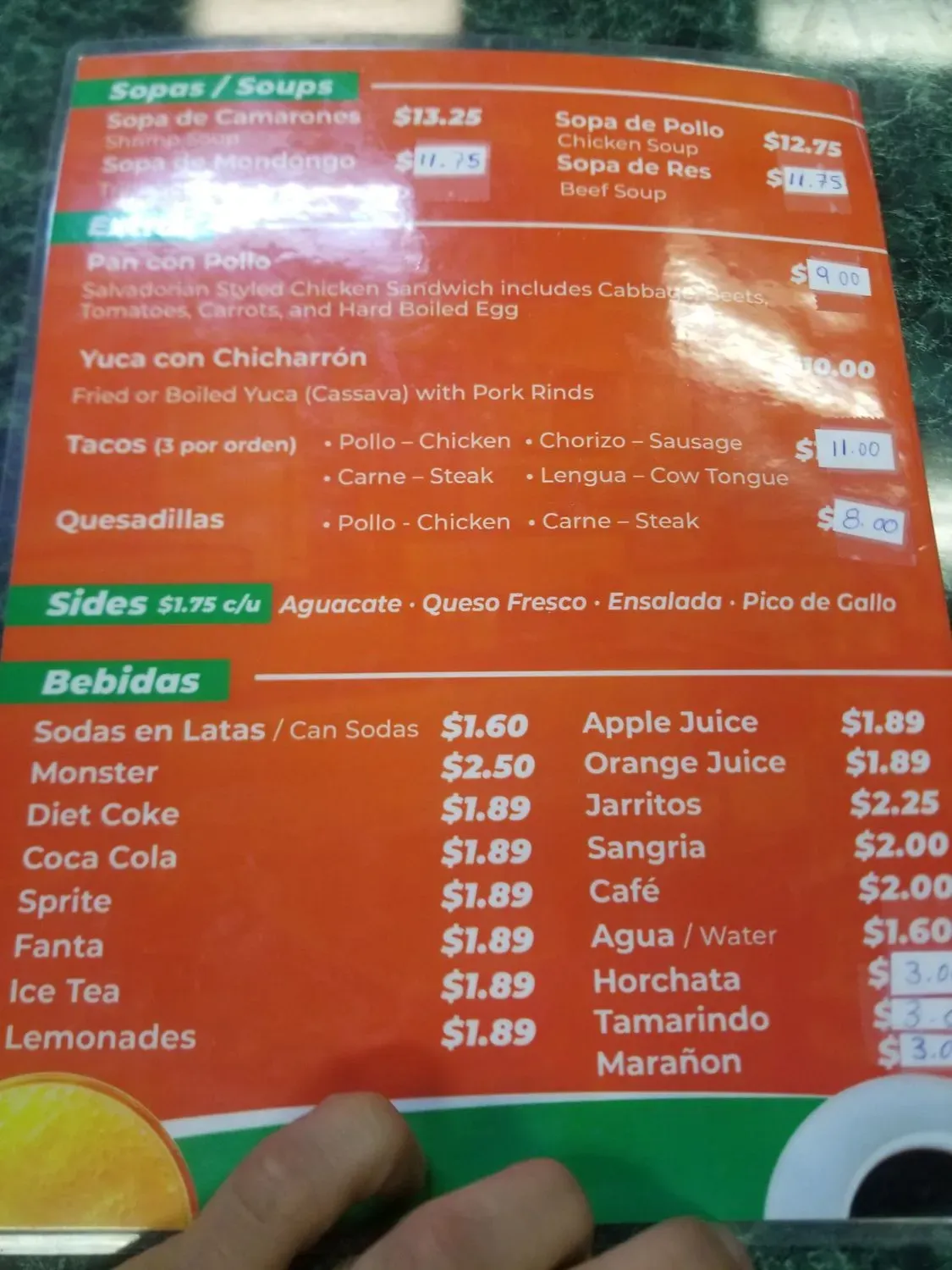 Menu 2