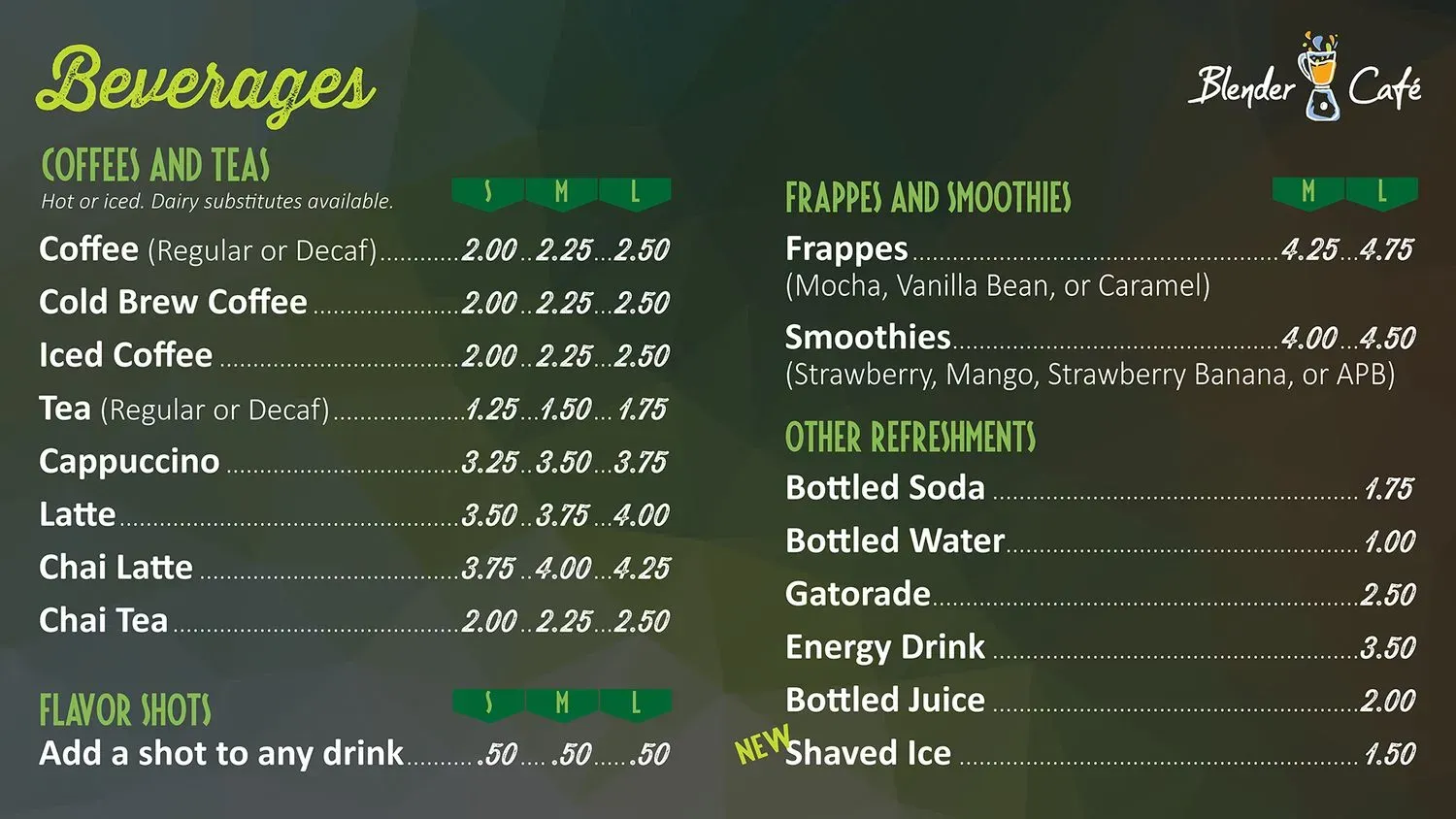 Menu 2